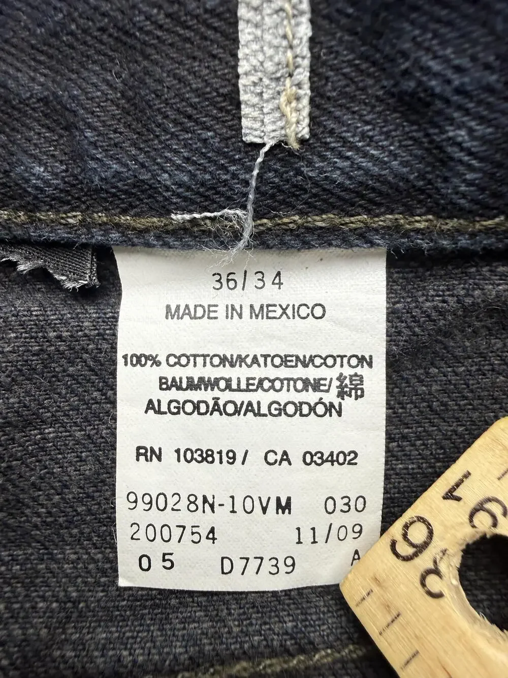 Harley Davidson Jeans Mens 36x34 Blue Med Wash Relaxed Wide Leg 5 Pocket